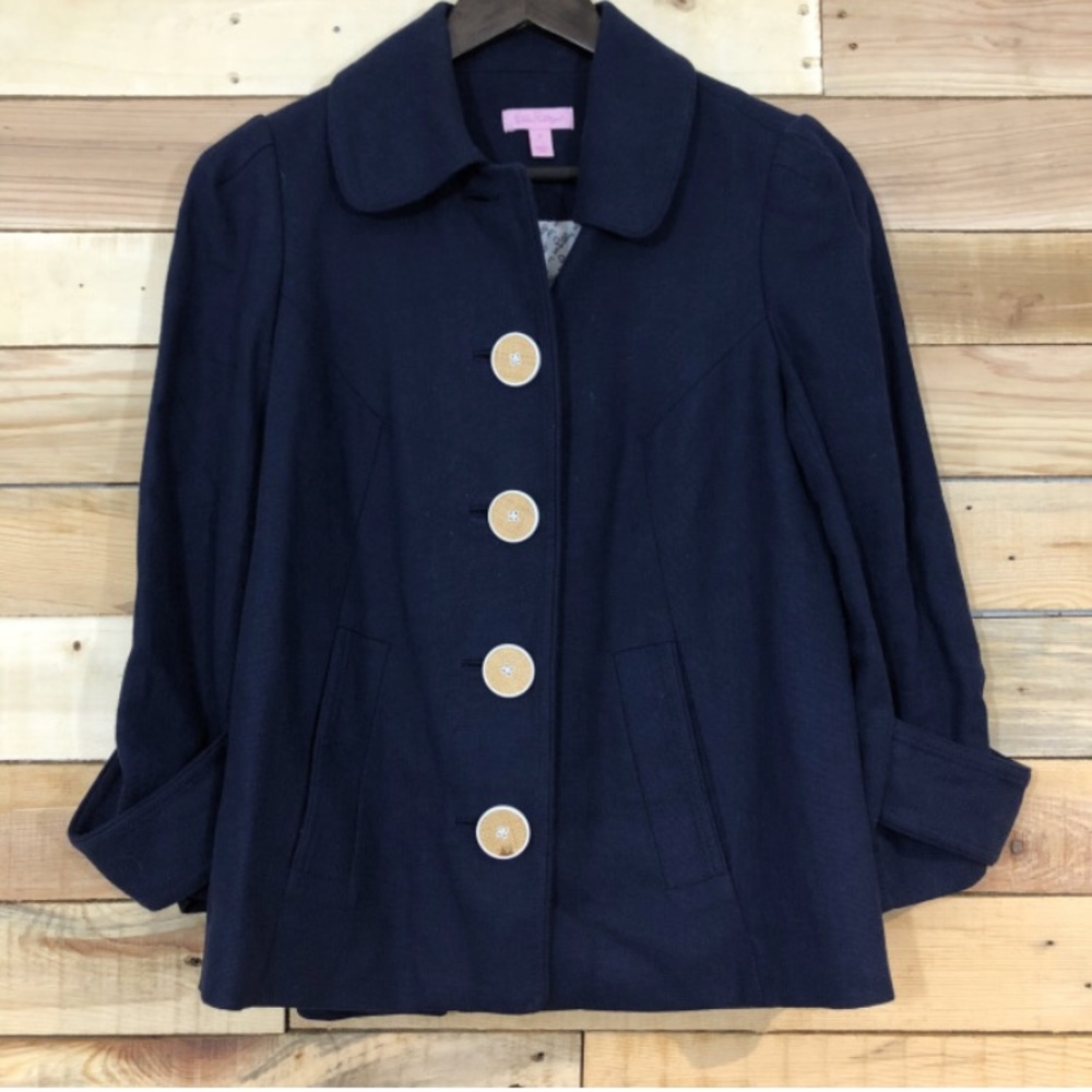 Lilly Pulitzer navy jacket
